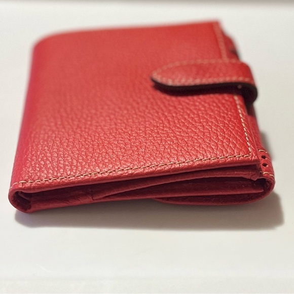 Dooney & Bourke Red Leather Wallet - Picture 4 of 14